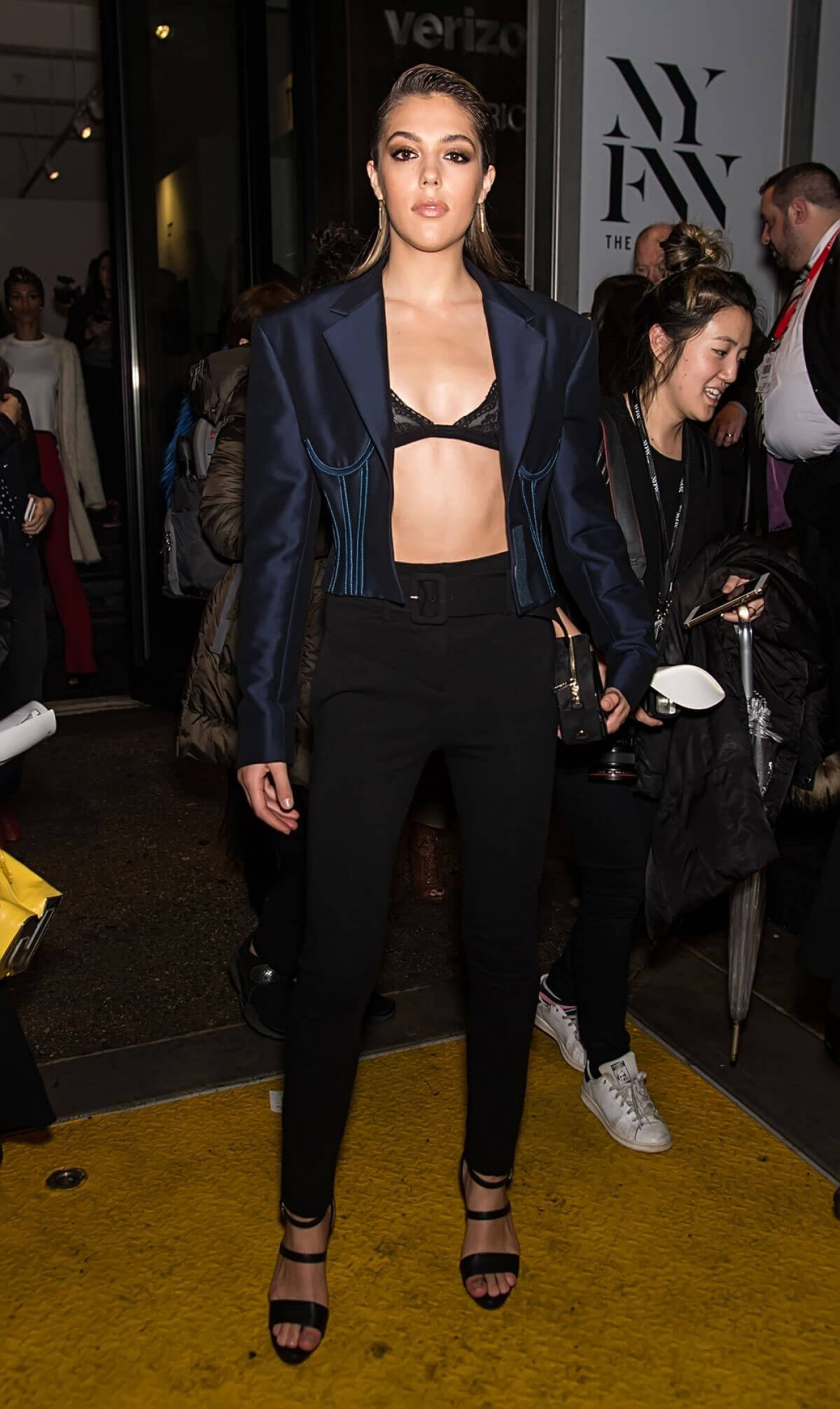 Sistine Rose Stallone Stills Leaves Prabal Gurung Fashion Show in New York 2018/02/11