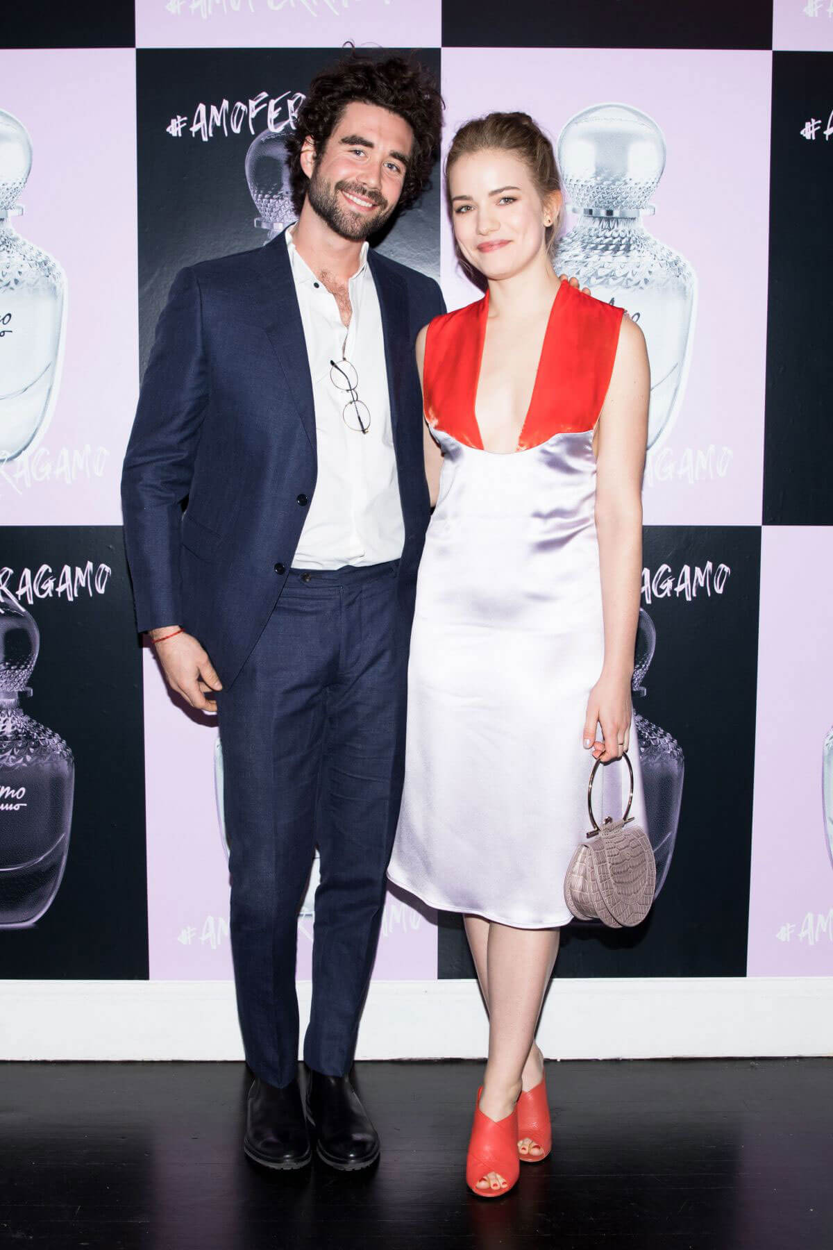 Willa Fitzgerald Stills at Amo Ferragamo Hosted by Suki Waterhouse at New York Fashion Week 2018/02/06