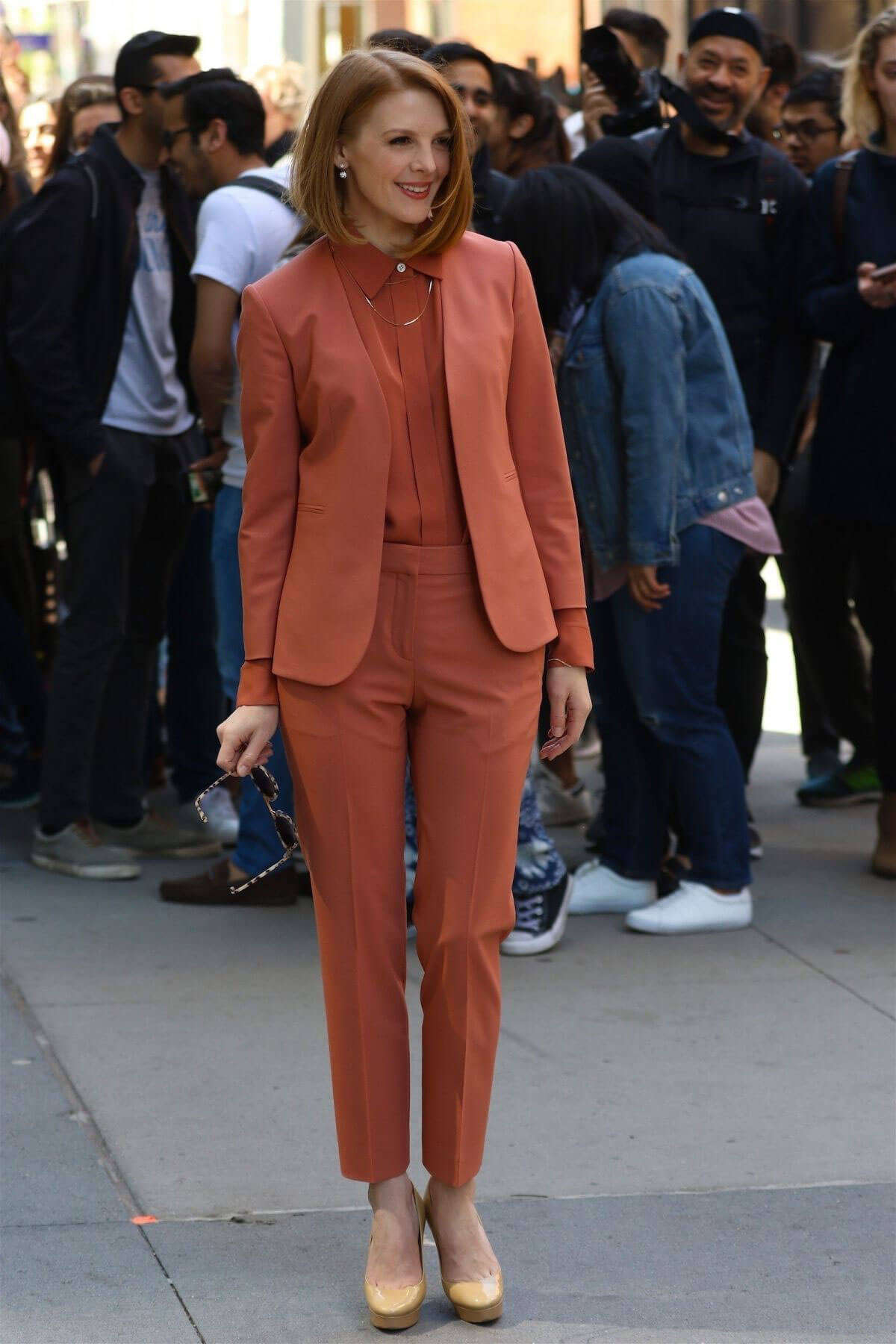 Ashley Bell Stills at AOL Build in New York 2018/04/26