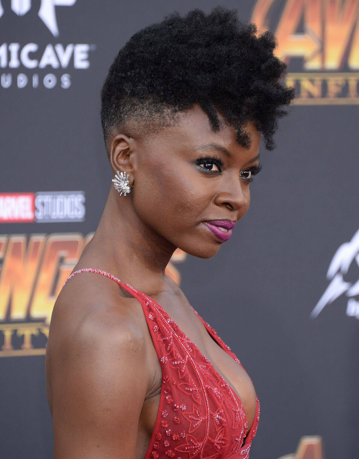 Danai Gurira Stills at Avengers: Infinity War Premiere in Los Angeles 2018/04/23