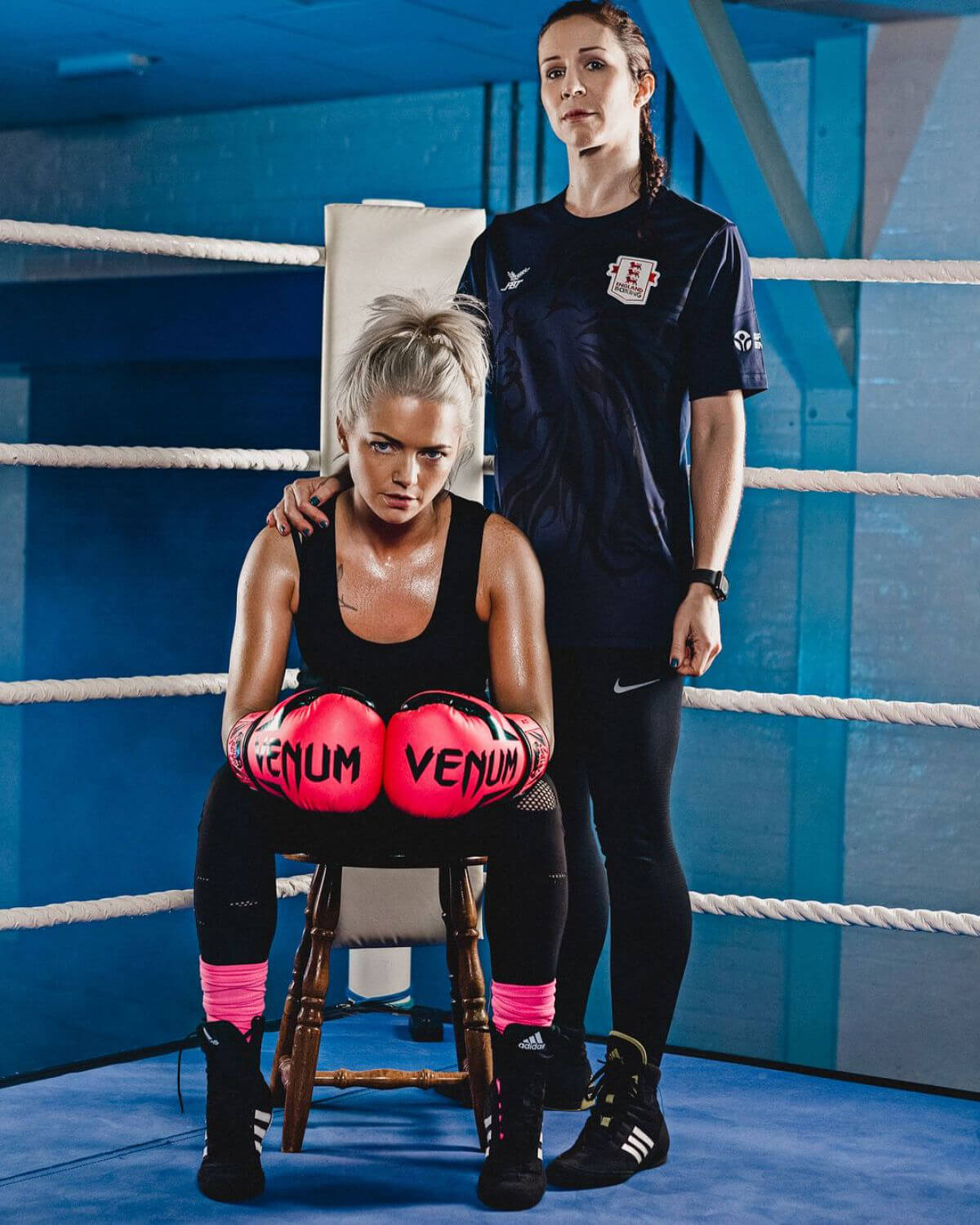 Hannah Spearritt Poses for Sport Relief Celebrity Boxing 2018 Issue