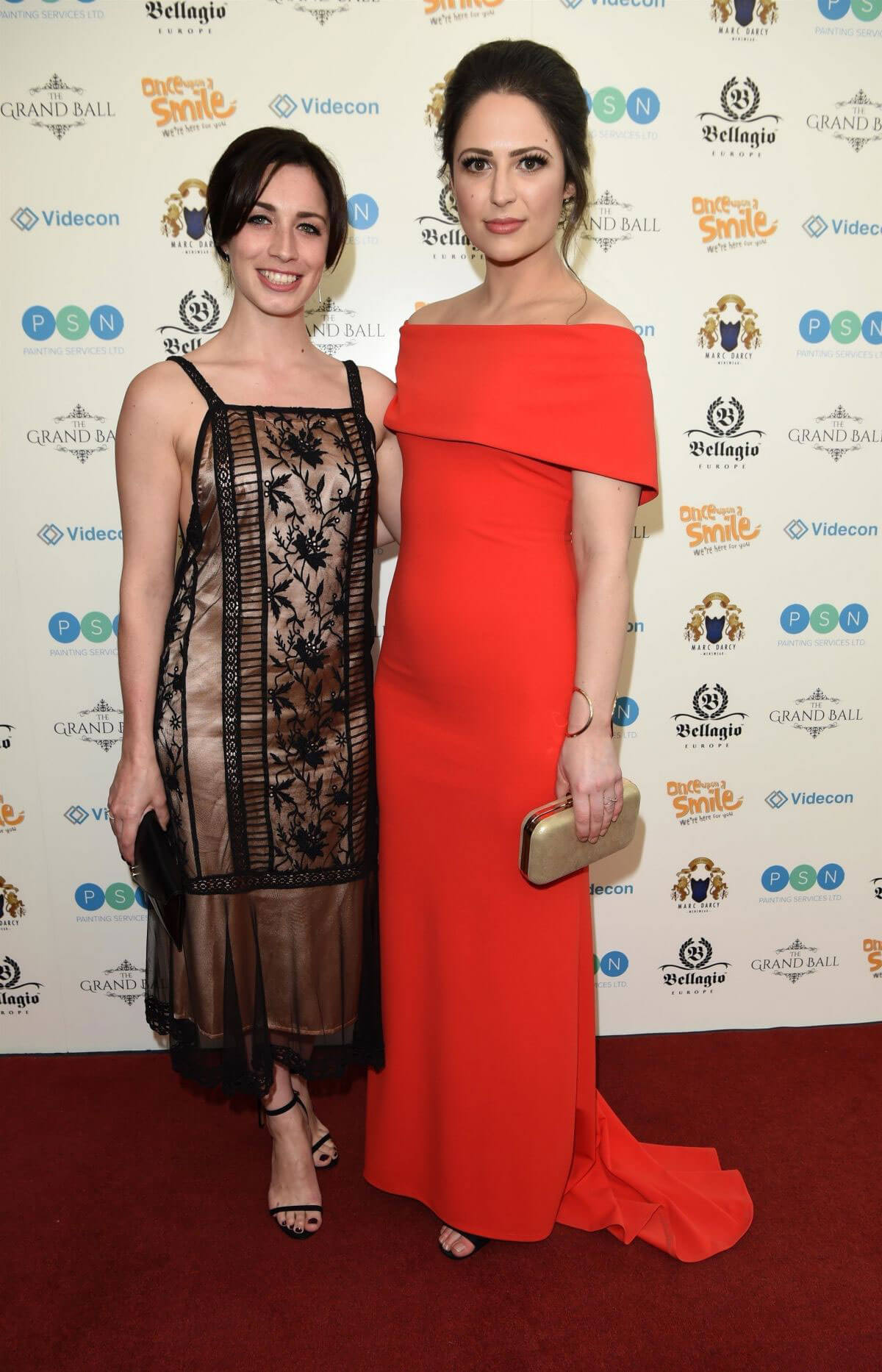 Julia Goulding and Nicola Thorp Stills at Once Upon a Smile Grand Ball in Manchester 2018/04/21