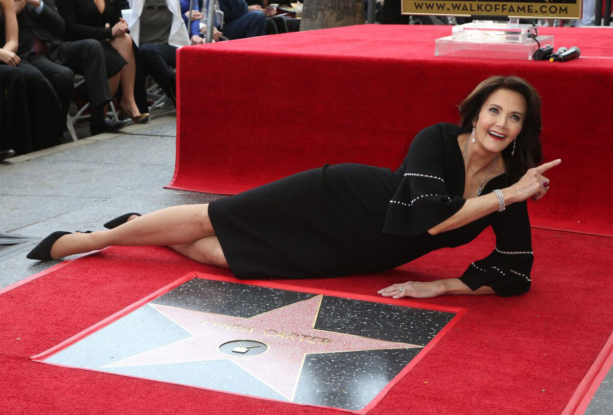 Lynda Carter Honored Stills with Star on Hollywood Walk Of Fame 2018/04/03