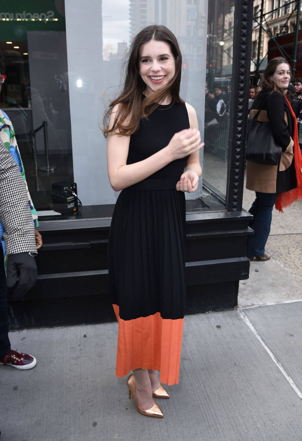 Philippa Coulthard Stills Arrives at Build Series in New York 2018/04/05