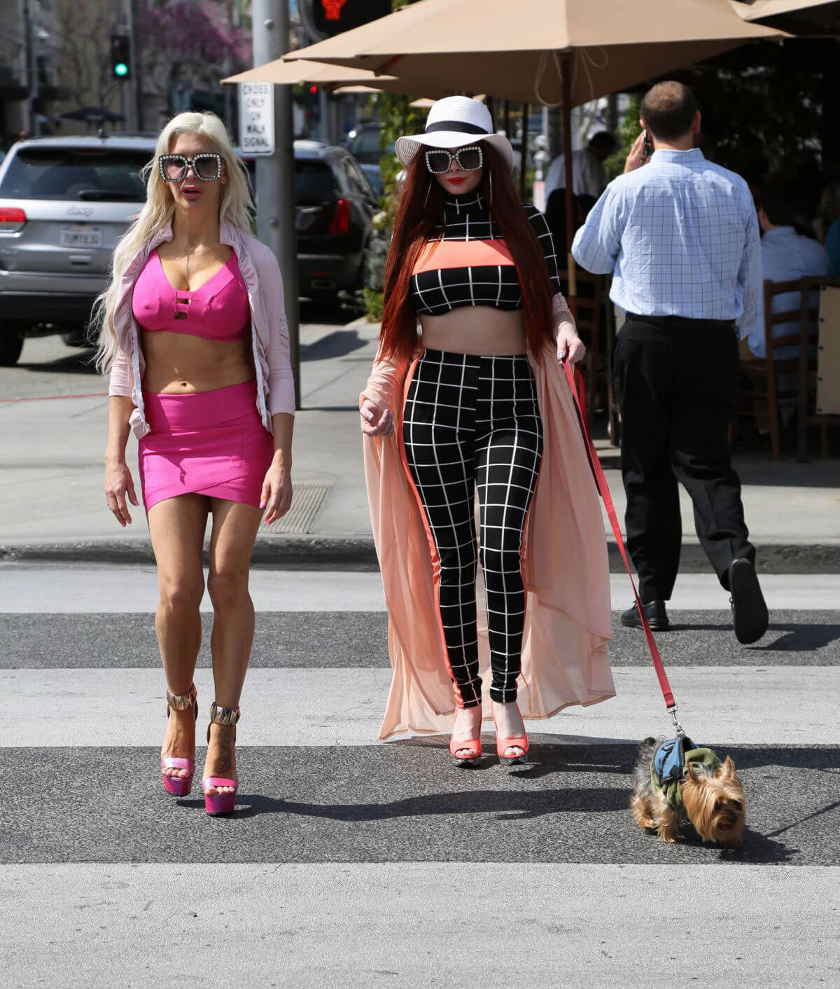 Phoebe Price and Angelique Morgan Stills Out in Los Angeles 2018/04/03