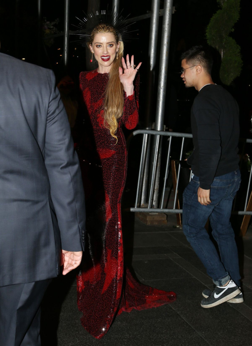 Amber Heard Stills at MET Gala After-party in New York 2018/05/07 1