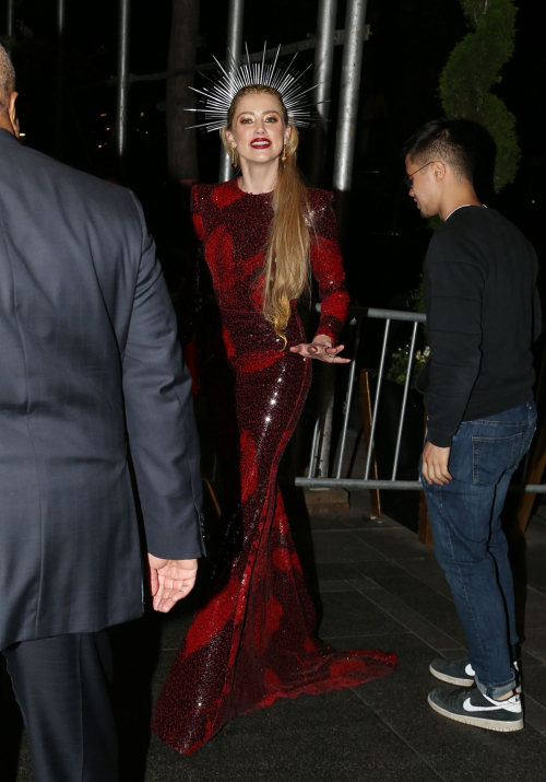 Amber Heard Stills at MET Gala After-party in New York 2018/05/07 2