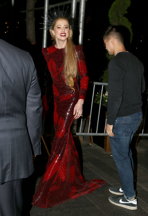Amber Heard Stills at MET Gala After-party in New York 2018/05/07 3