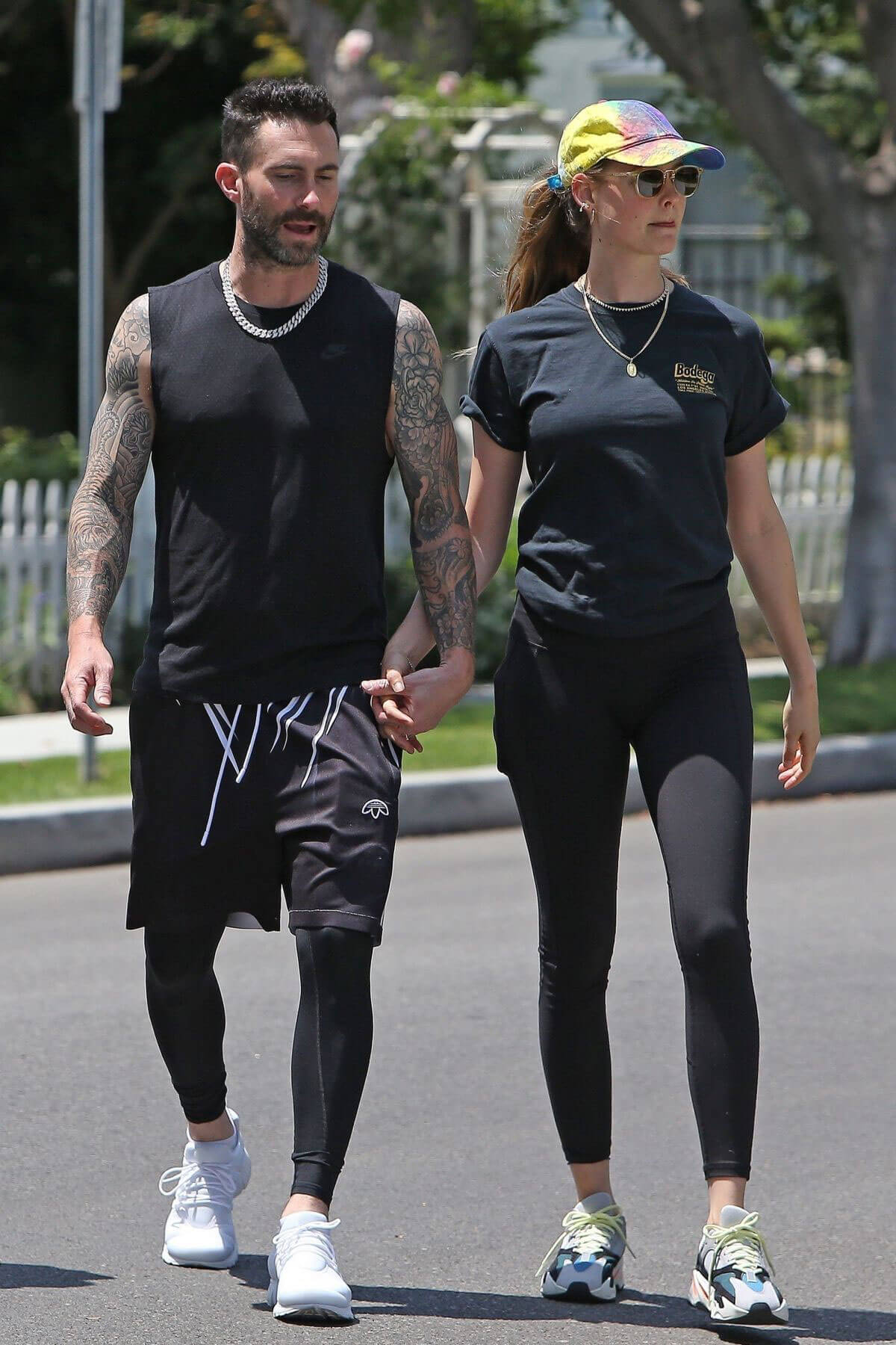 Behati Prinsloo and Adam Levine Out and About in Los Angeles 2018/05/27