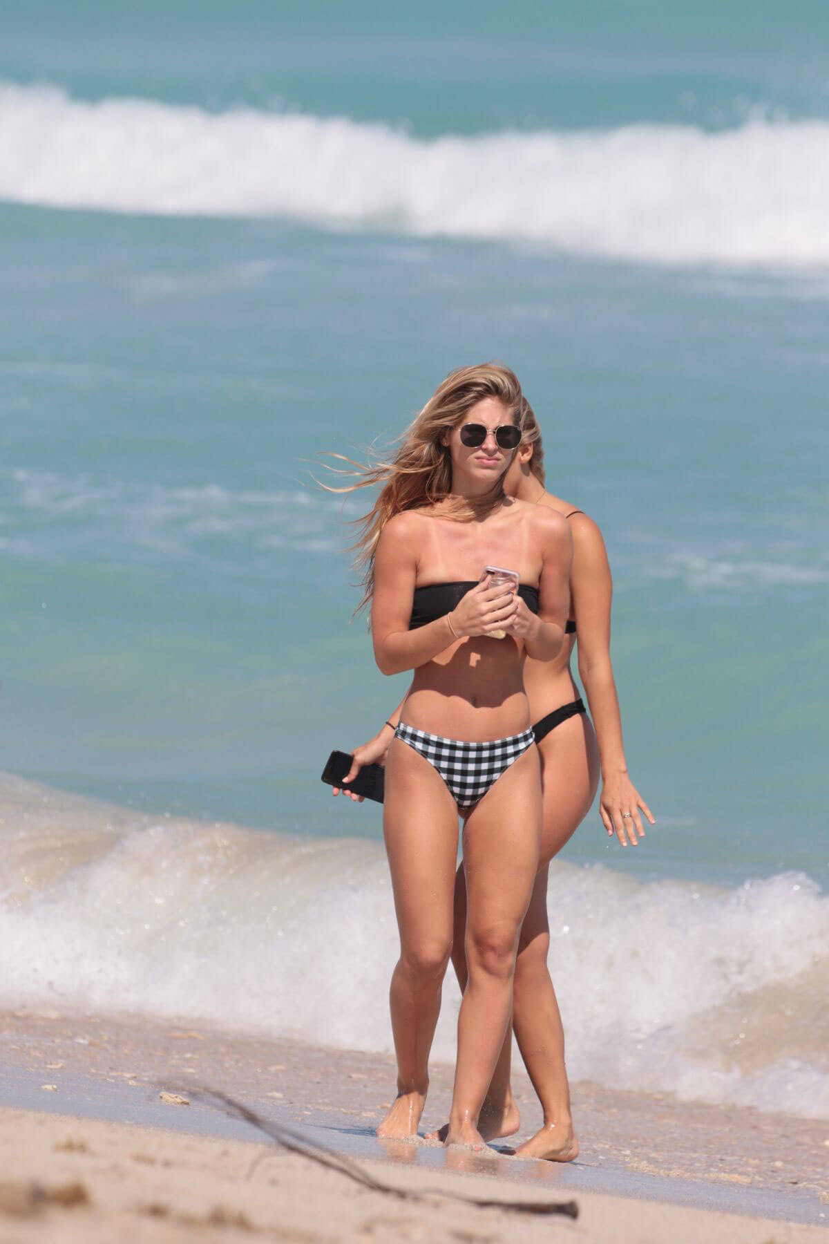 Ciara Lebamoff Stills in Bikini on the Beach in Miami 2018/05/19