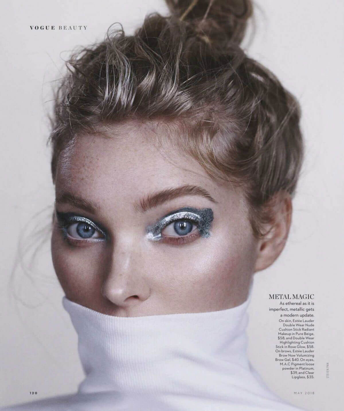 Elsa Hosk Poses for Vogue Magazine, Australia May 2018 Issue