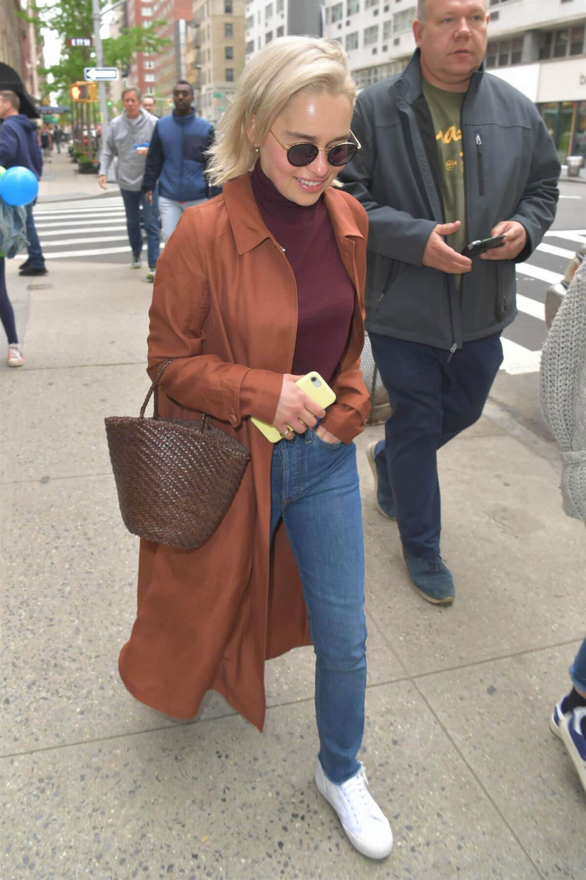 Emilia Clarke Stills Leaves Mark Hotel in New York 2018/05/06