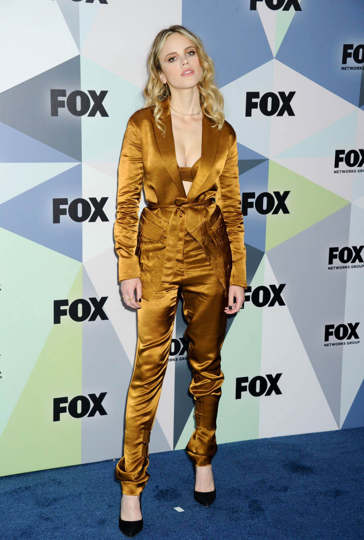 Halston Sage Stills at Fox Network Upfront in New York 2018/05/14