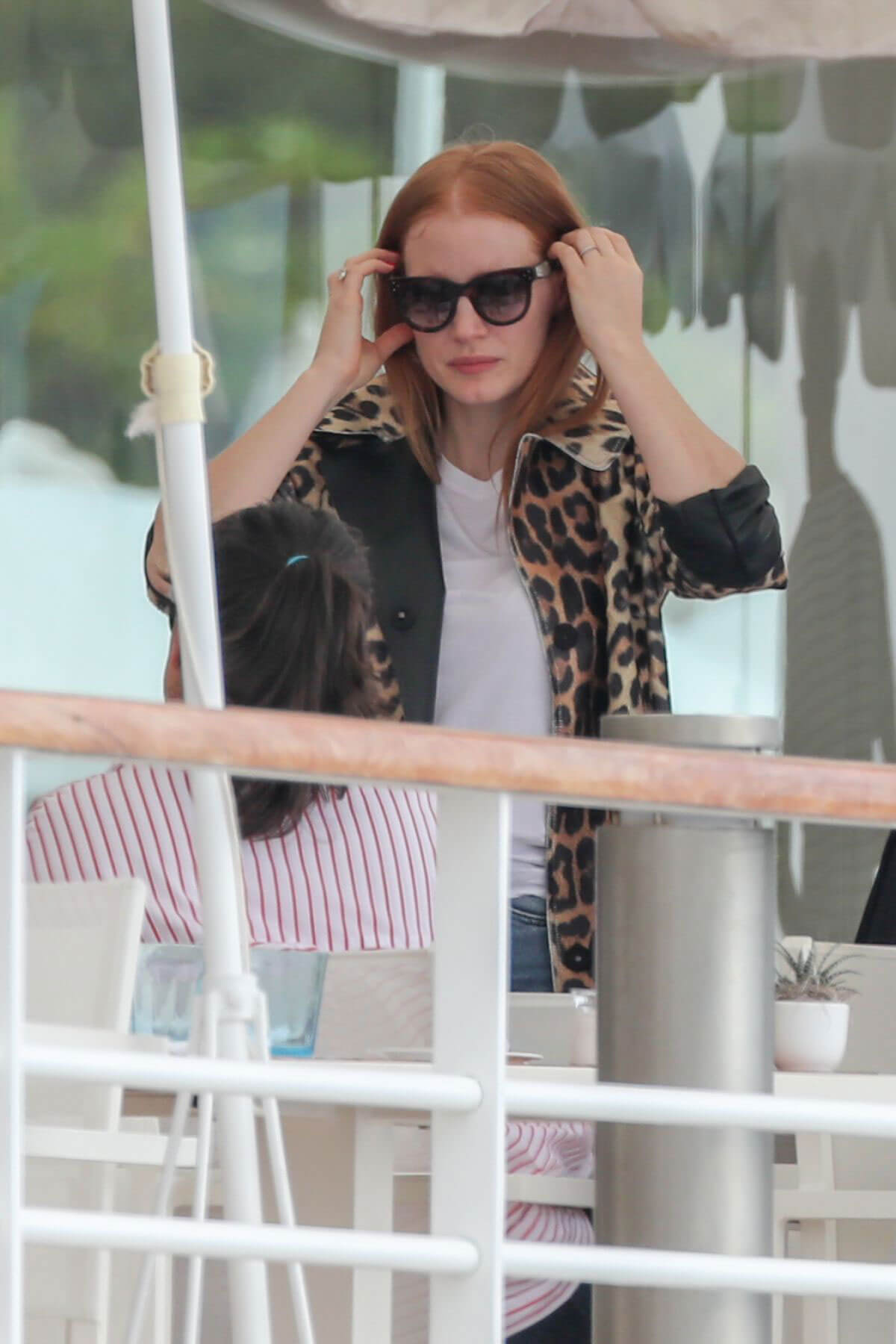 Jessica Chastain Stills at Hotel Du Cap Eden-roc in Antibes 2018/05/09