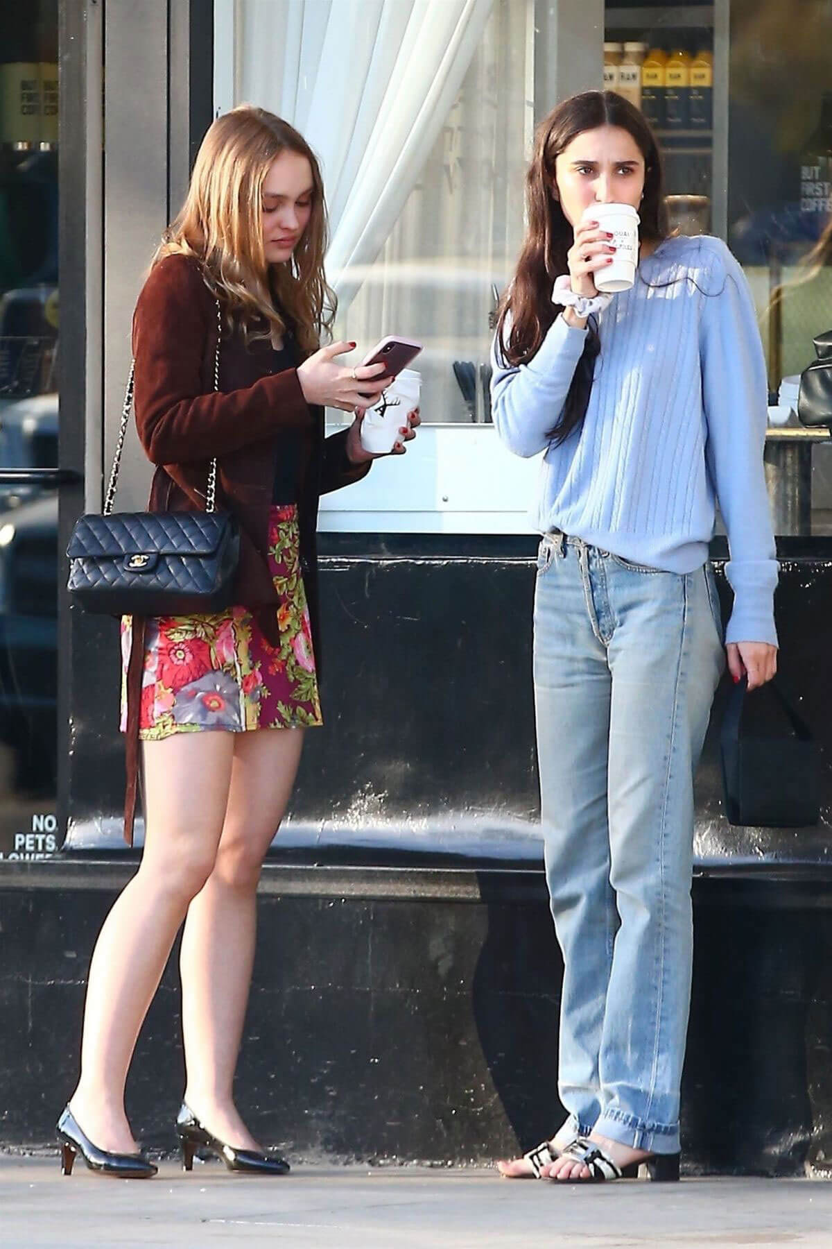 Lily-Rose Depp Stills Out for Coffee in Beverly Hills 2018/05/15