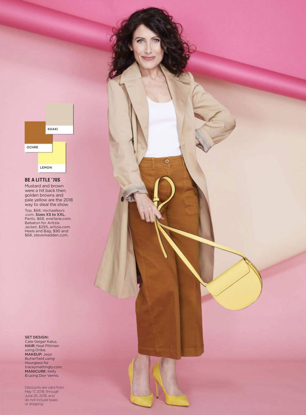 Lisa Edelstein Stills in Redbook Magazine, June 2018 Issue