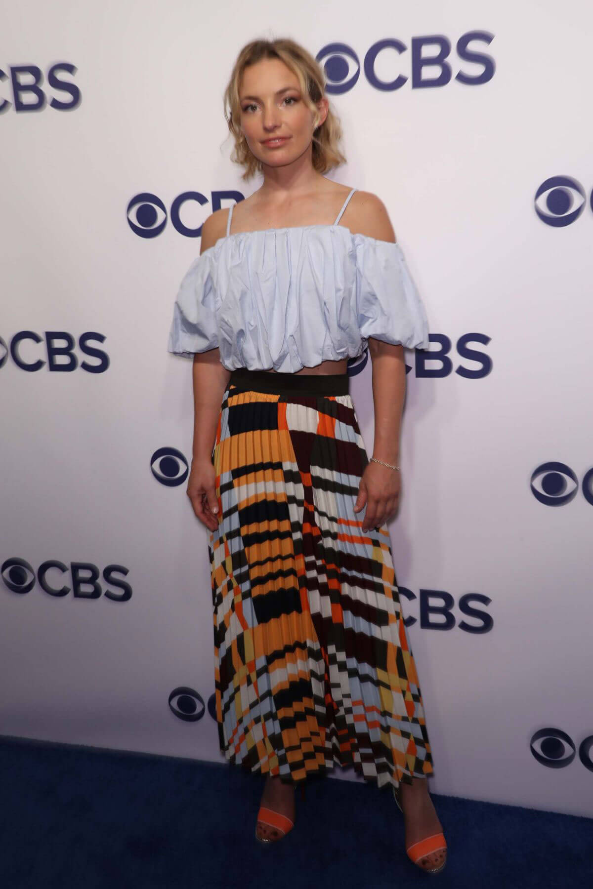 Perdita Weeks Stills at CBS Upfront Presentation in New York 2018/05/16