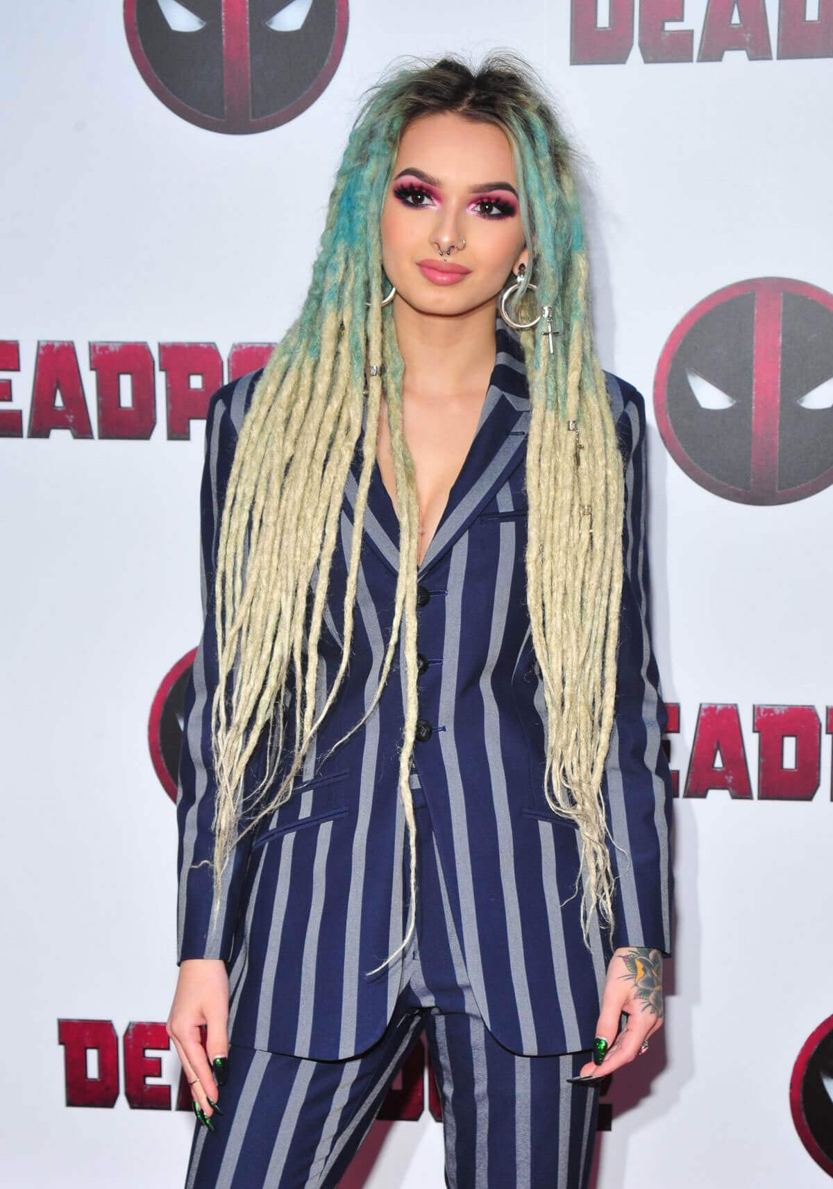 Zhavia Stills at Deadpool 2 Special Screening in New York 2018/05/14