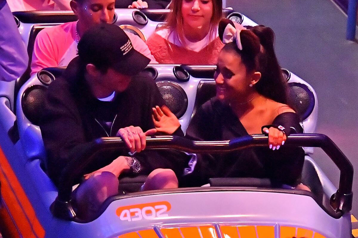 Ariana Grande and Pete Davidson at Disneyland 2018/06/11