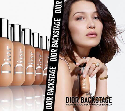 Bella Hadid for Dior Backstage 2018 Campaign Photos