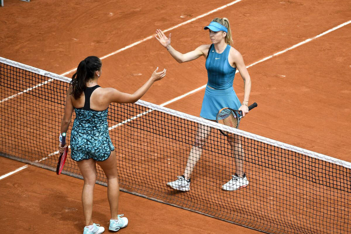 Elina Svitolina at French Open Tennis Tournament in Paris 2018/05/30