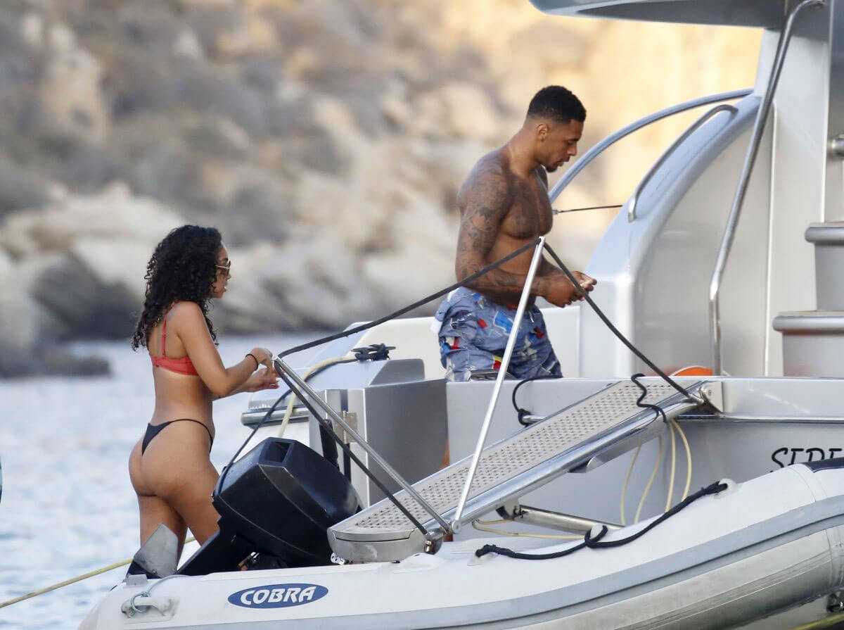Leigh Anne Pinnock in Bikini at a Beach in Mykonos 2018/06/10
