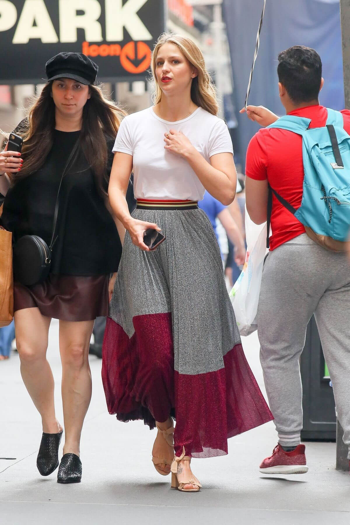Melissa Benoist Out and About in New York 2018/06/01