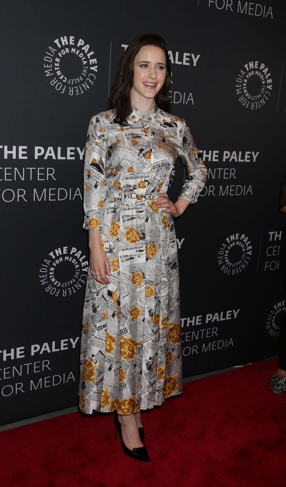 Rachel Brosnahan at The Marvelous Mrs. Maisel Panel in New York 2018/06/02