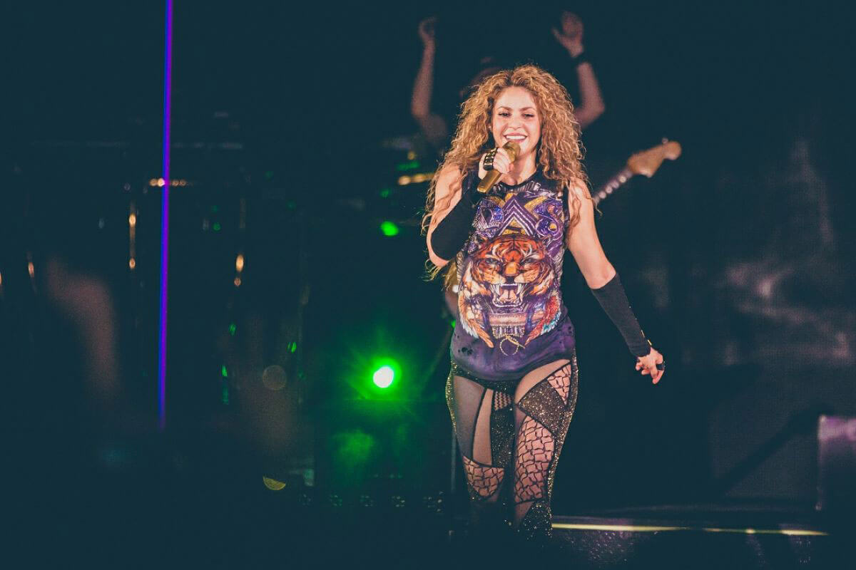 Shakira Performs at El Dorado World Tour in Antwerp 2018/06/05