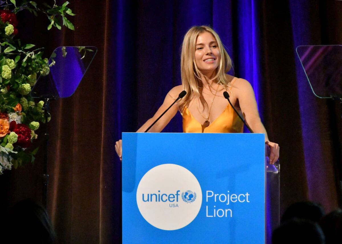 Sienna Miller at Unicef Project Lion Launch 2018 in New York 2018/05/30