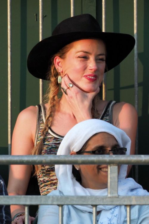 Amber Heard and Vito Schnabel at Wimbledon Tennis Championships in London 2018/07/07 4