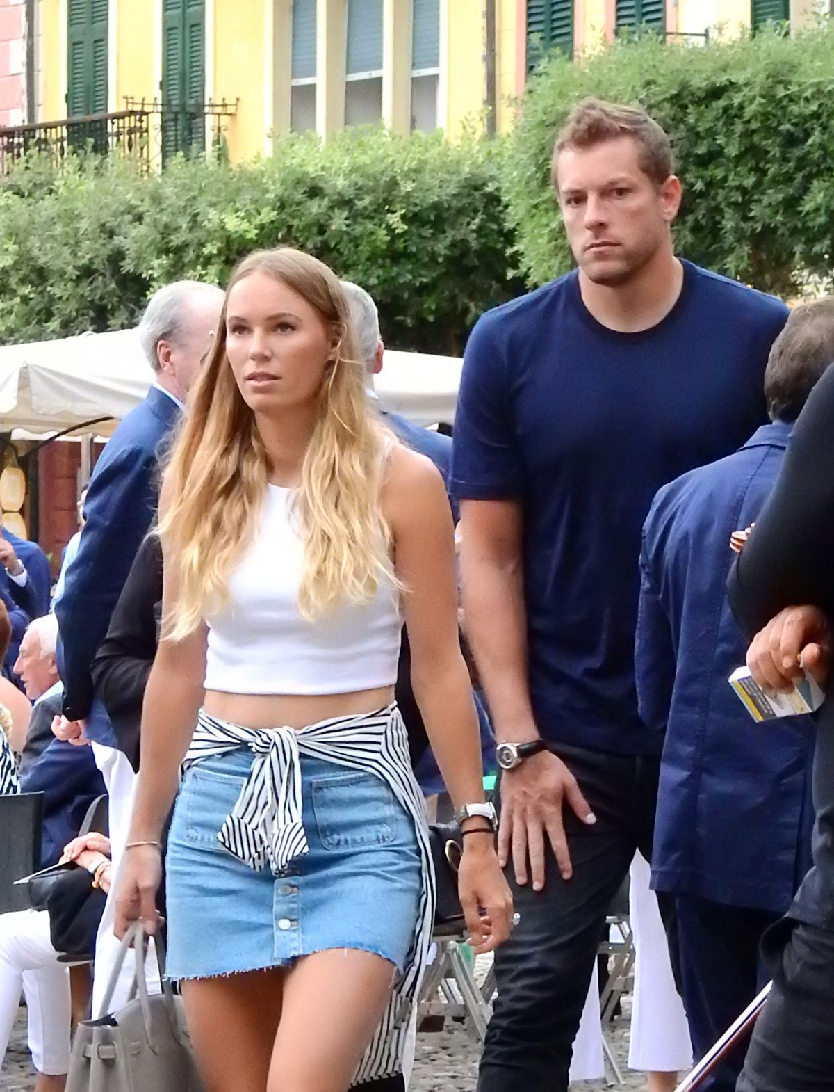 Caroline Wozniacki and David Lee Out in Portofino 2018/07/14