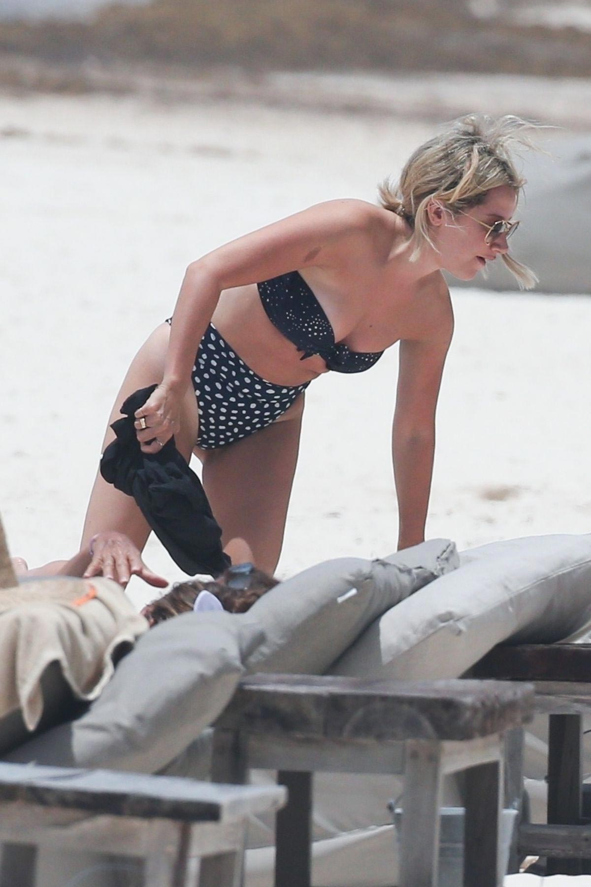 Ashley Tisdale in Bikini at a Beach in Tulum 2018/08/02