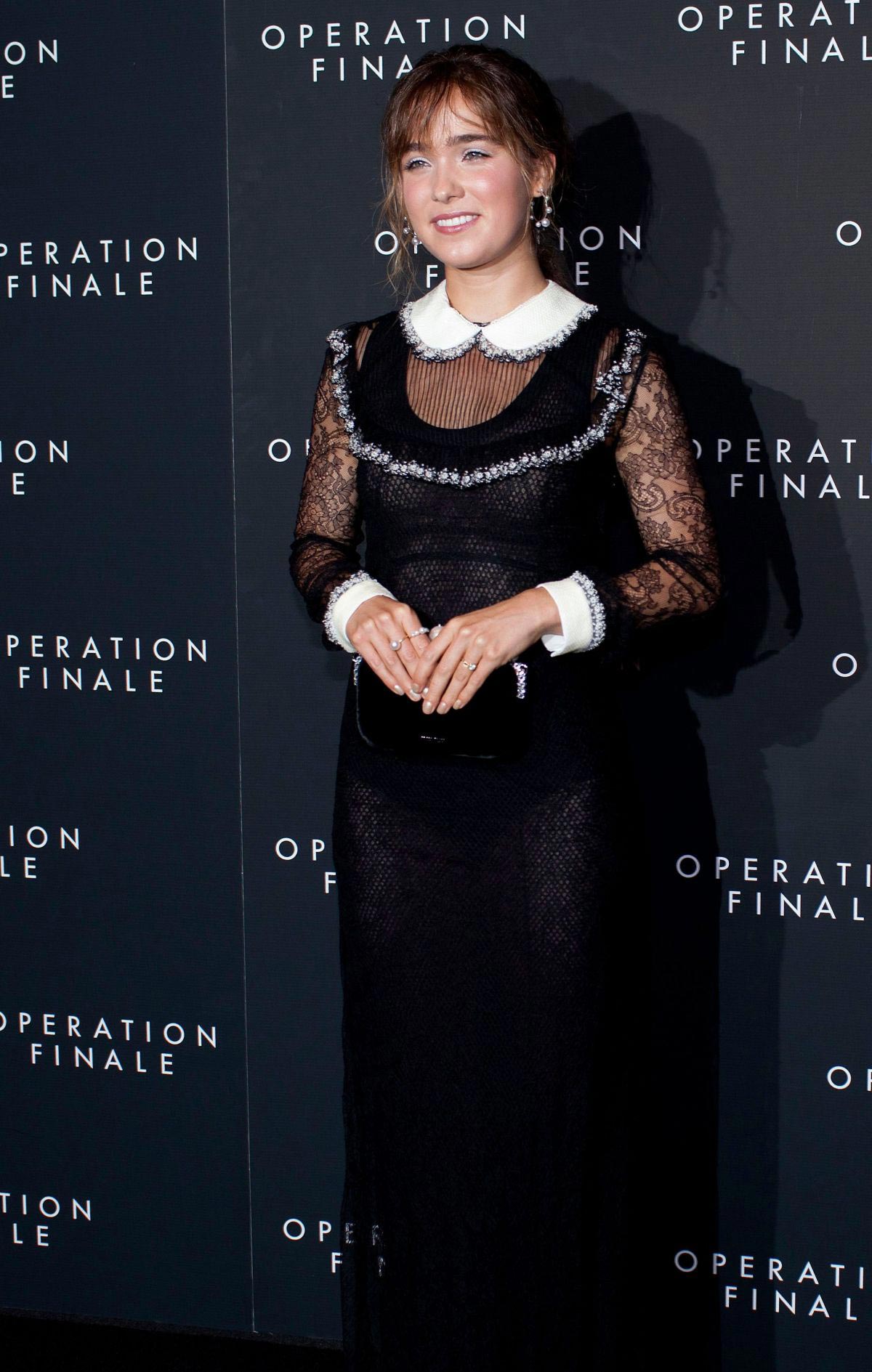 Haley Lu Richardson at Operation Finale Premiere in New York 2018/08/16