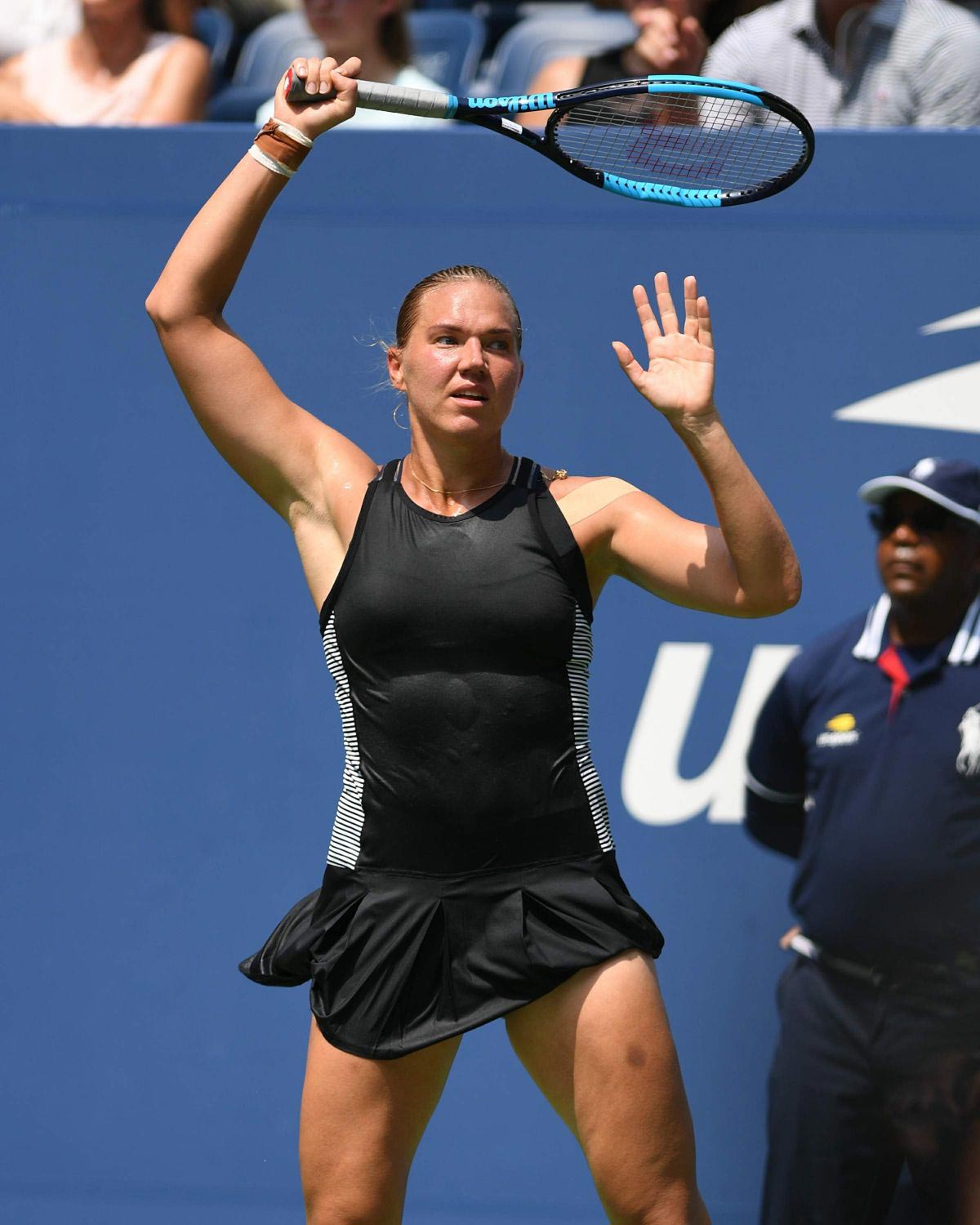 Kaia Kanepi at 2018 US Open Tennis Tournament in New York 2018/08/27