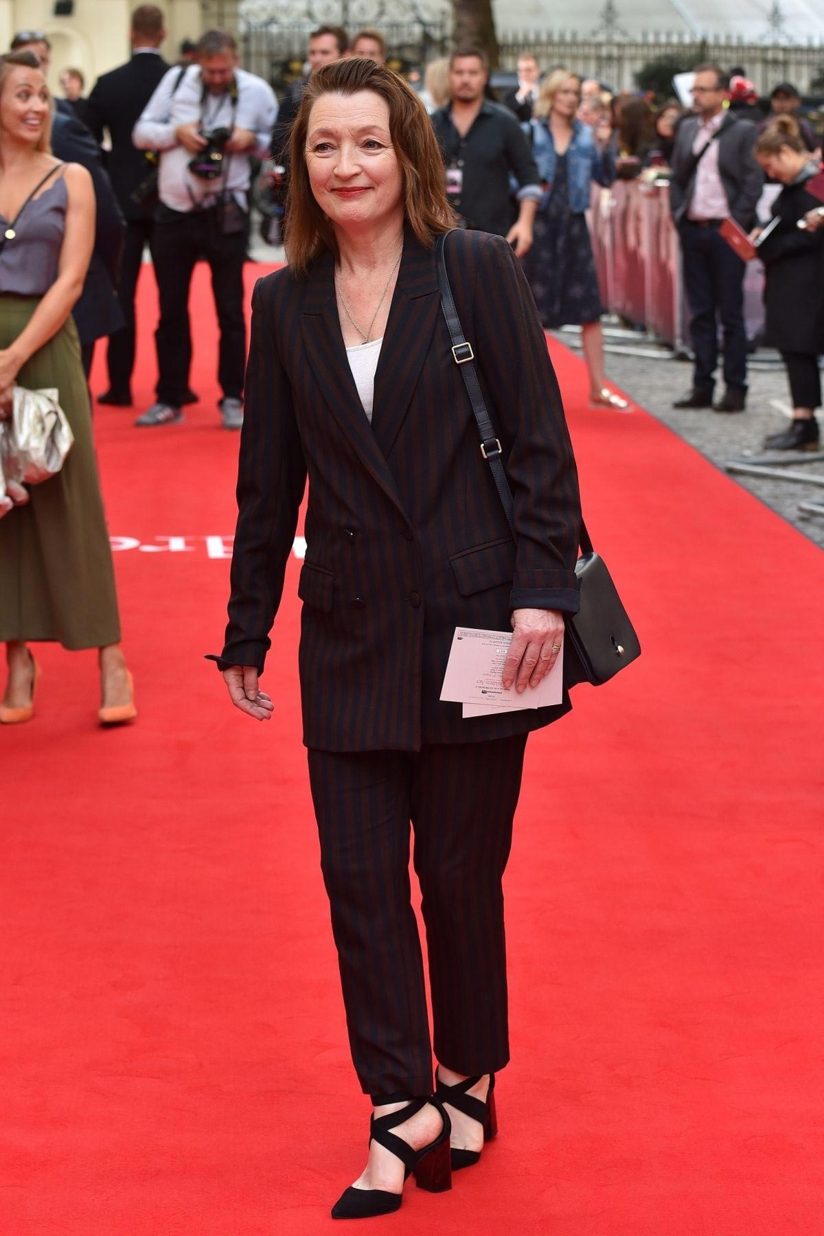 Lesley Manville at The Children Act Premiere in London 2018/08/16