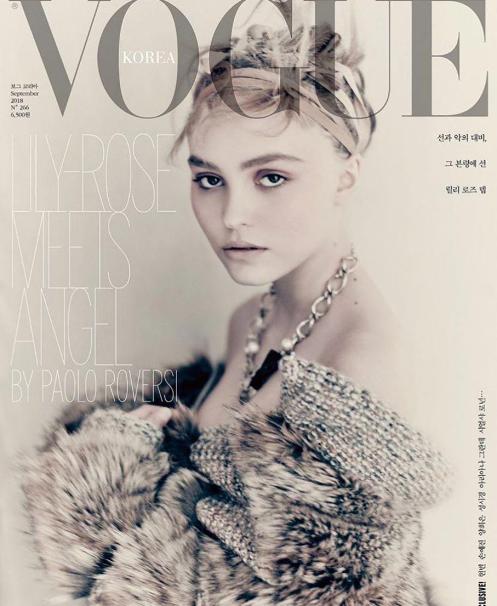 Lily-Rose Depp for Vogue Magazine, Korea September 2018