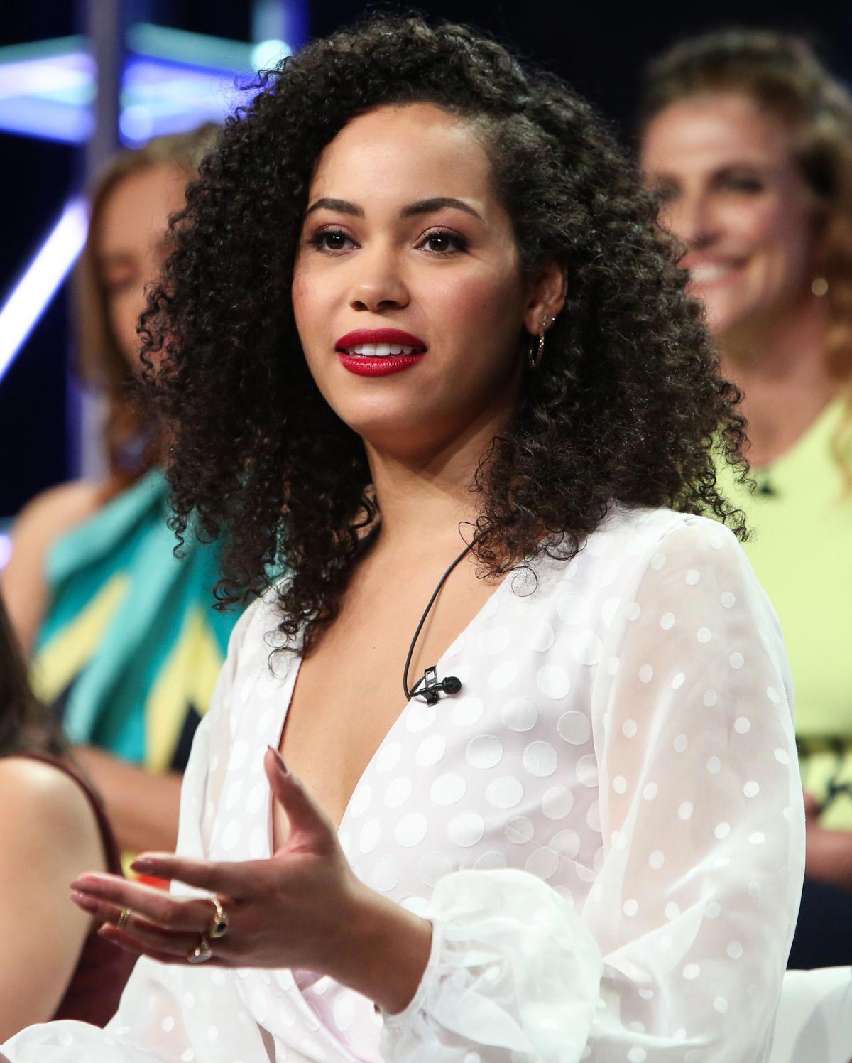 Madeleine Mantock at Charmed Panel TCA Summer Tour in Los Angeles 2018/08/06