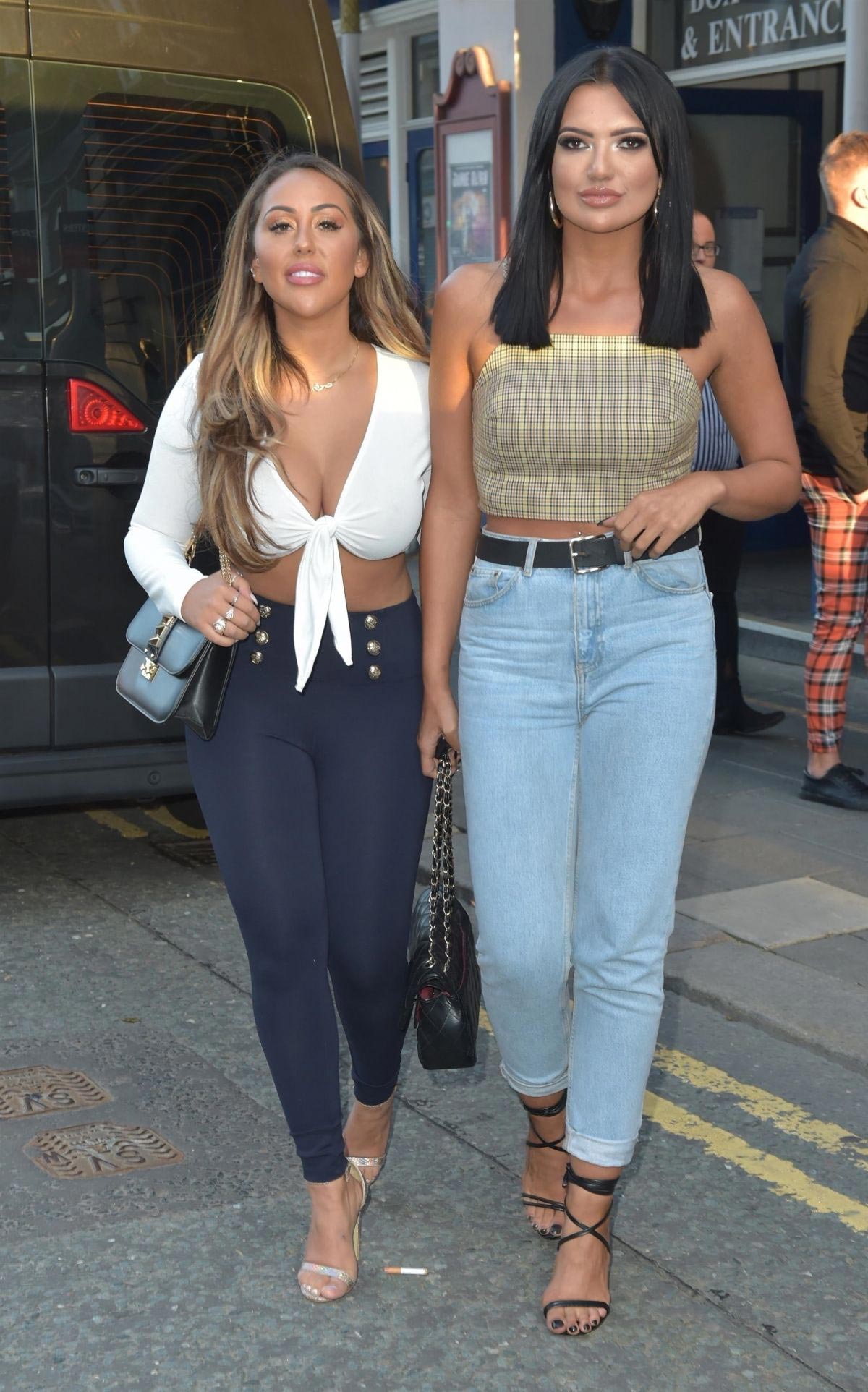 Sophie Kasaei and Abbie Holborn at Dreamboys Show in Newcastle 2018/08/16