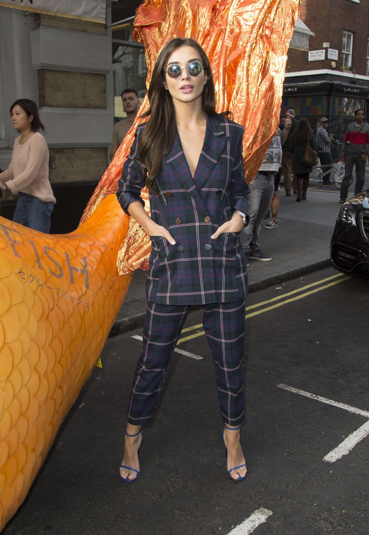 Amy Jackson at Henry Holland Show at London Fashion Week 2018/09/15