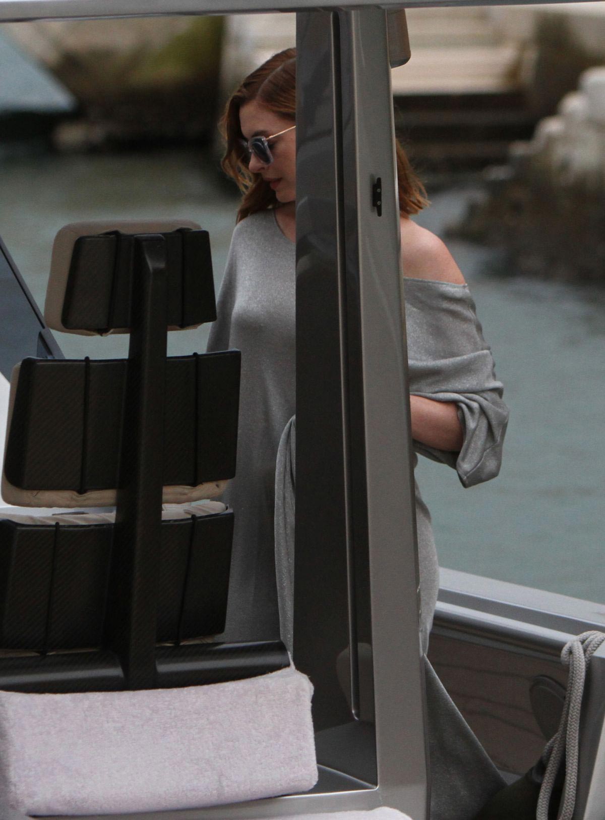 Anne Hathaway and Adam Shulman Out in Venice 2018/09/01