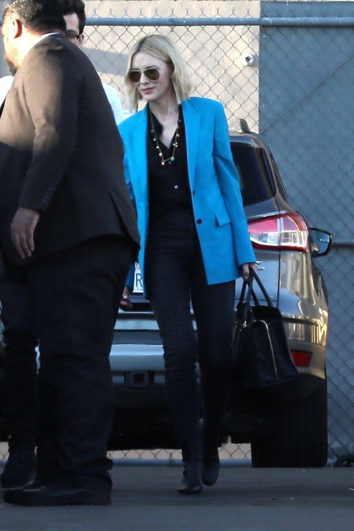 Cate Blanchett Arrives at Jimmy Kimmel Live 2018/09/13