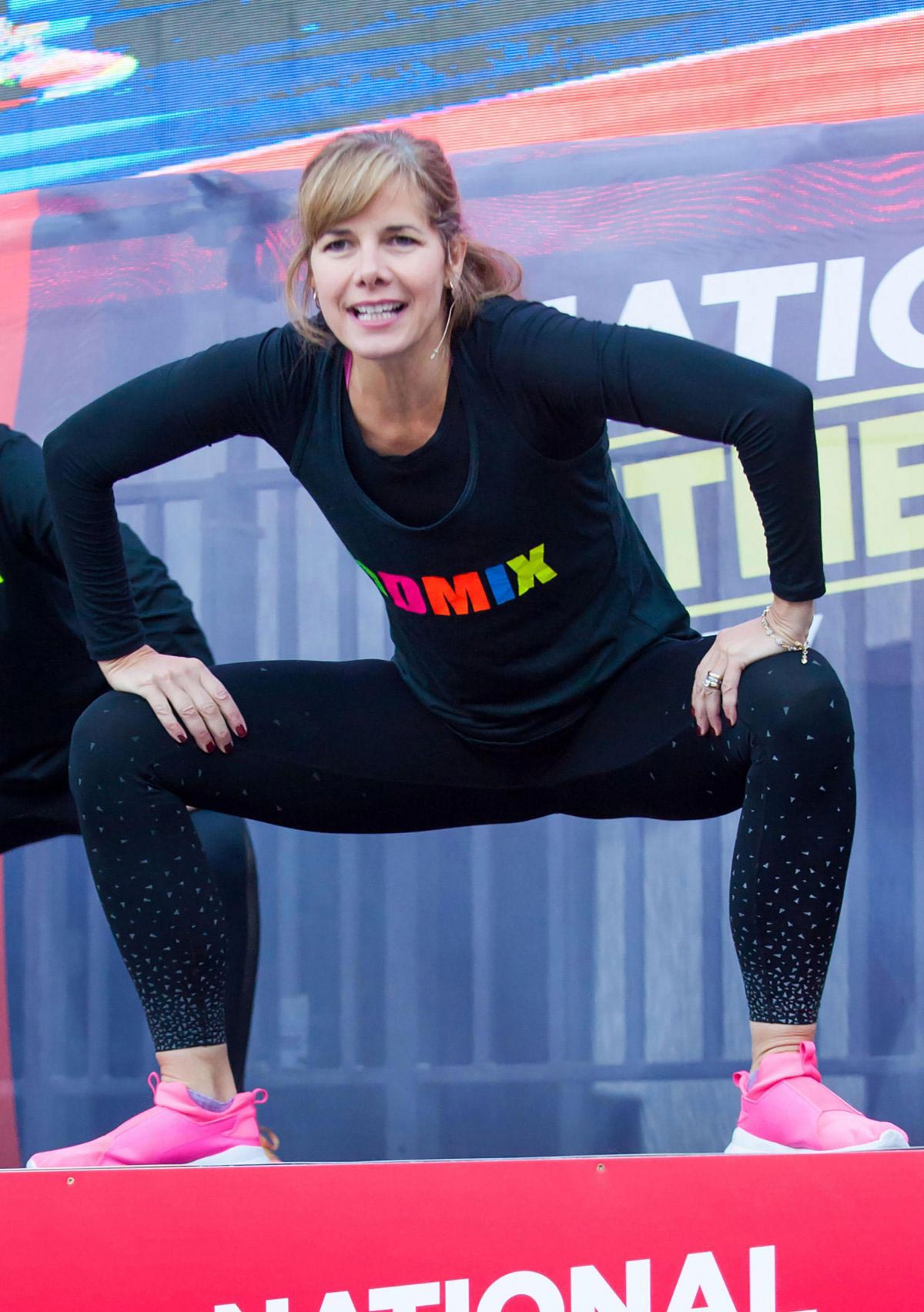 Darcey Bussell Workout on National Fitness Day in London 2018/09/26