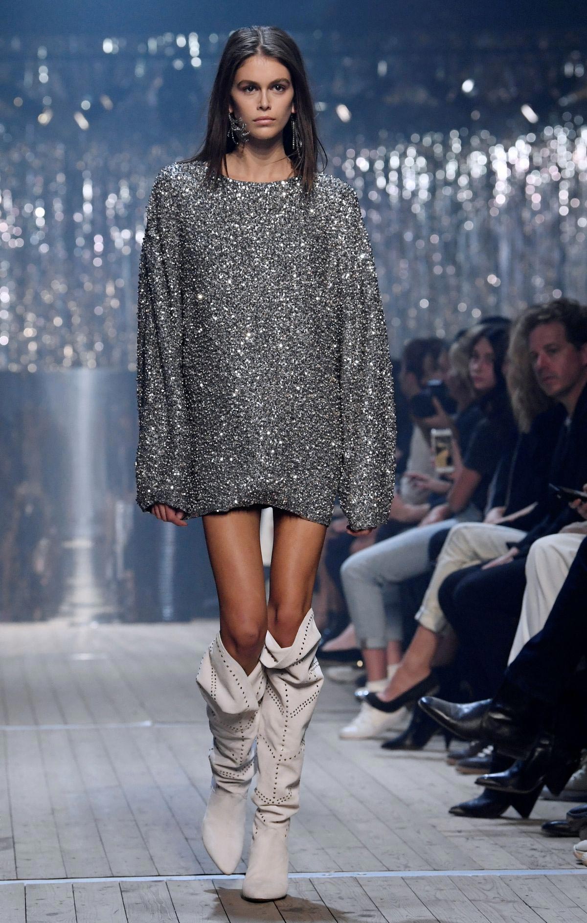 Kaia Gerber at Isabel Marant Runway Show in Paris 2018/09/27