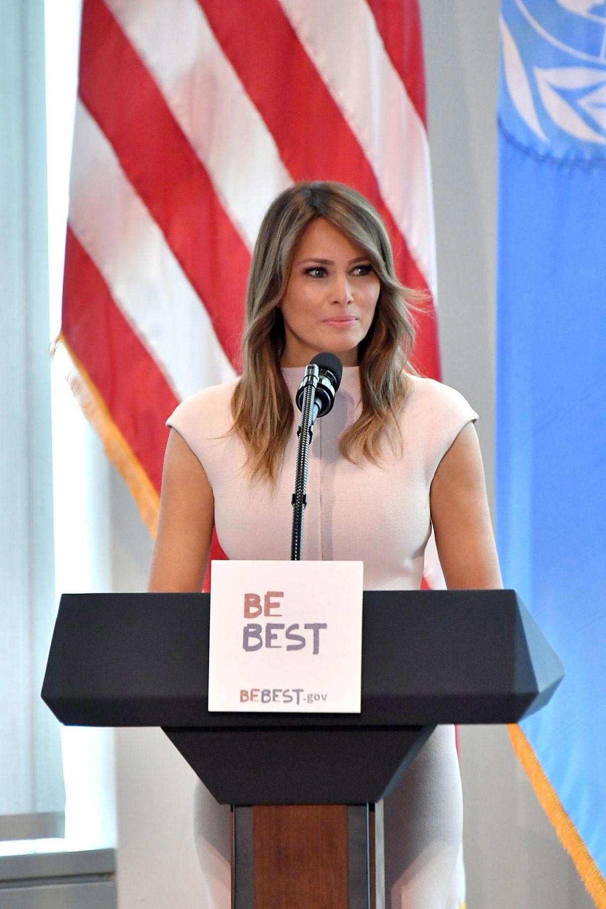 Melania Trump Hosts Reception in Honor of UN General Assembly in New York 2018/09/26