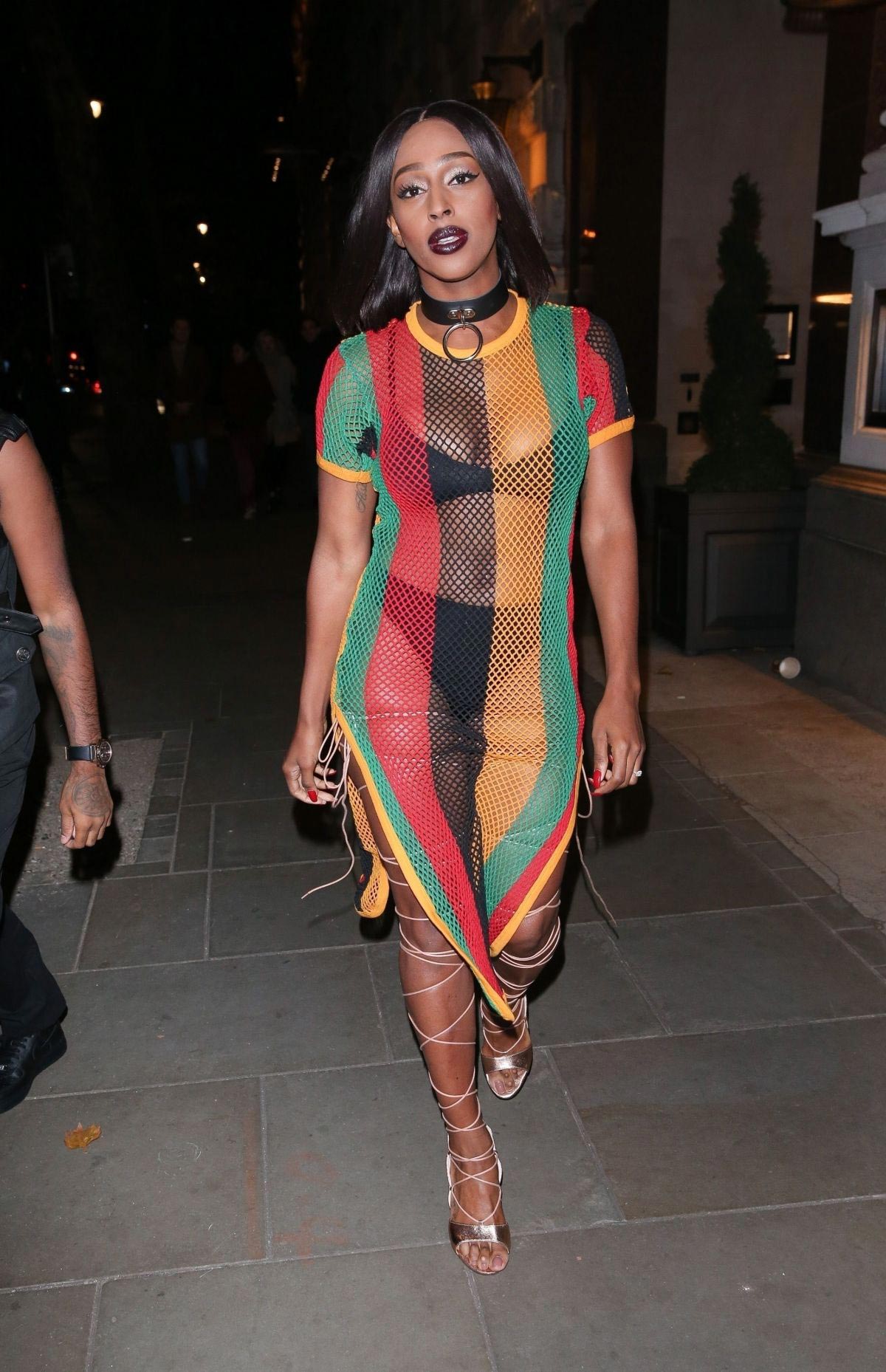 Alexandra Burke at A Halloween Party in London 2018/10/27