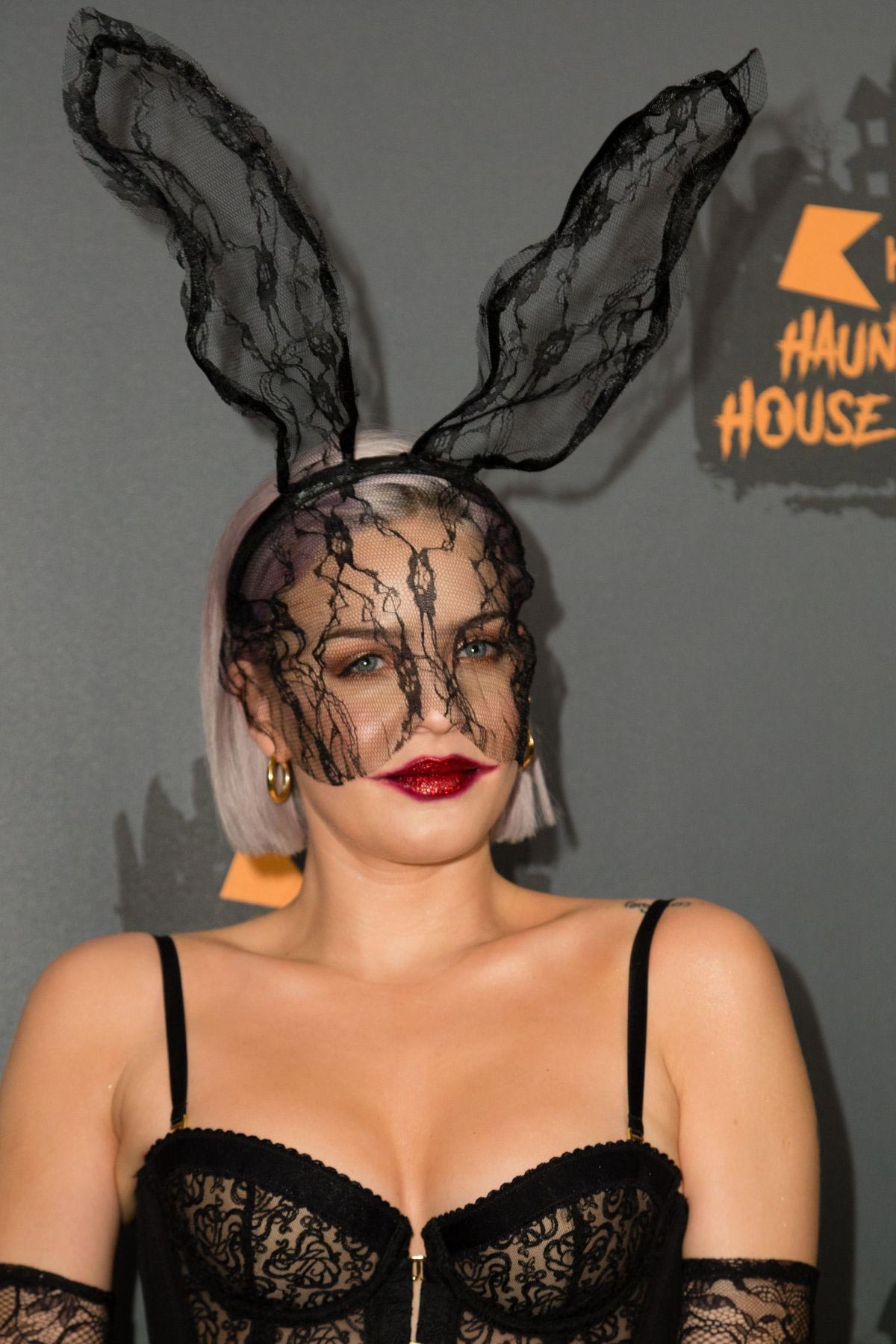 Anne-Marie at Kiss Haunted House Party in London 2018/10/26