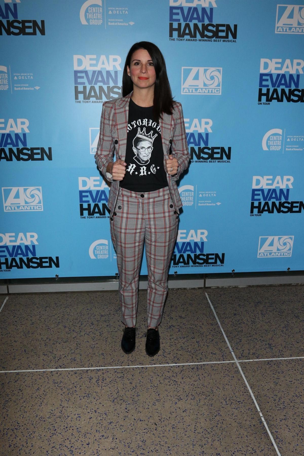 Beth Dover at Dear Evan Hansen Opening in Los Angeles 2018/10/20