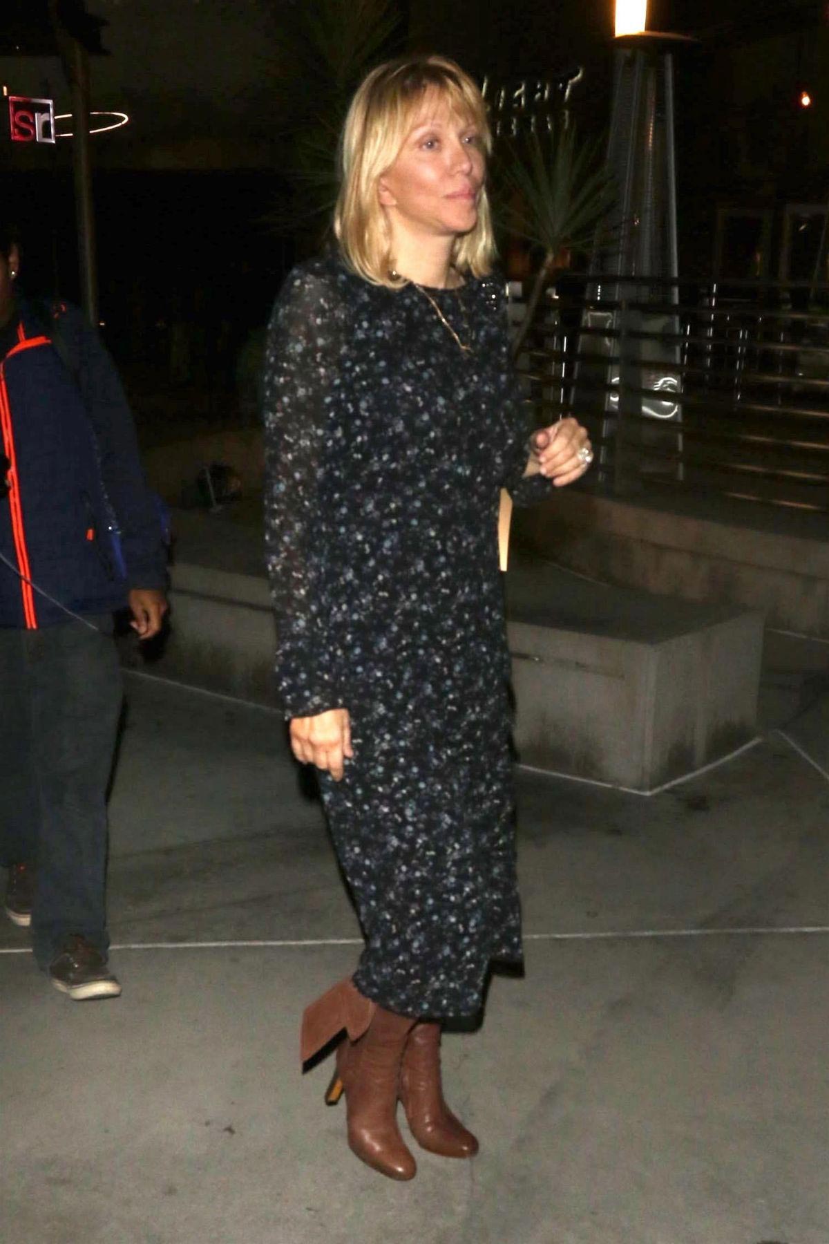 Courtney Love Leaves Arclight Theatre in Hollywood 2018/10/06
