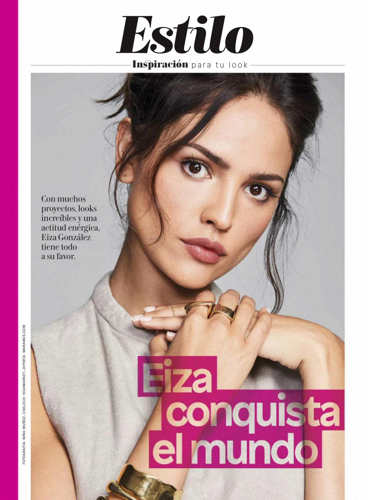 Eiza Gonzalez for Glamour Magazine, Mexico October 2018